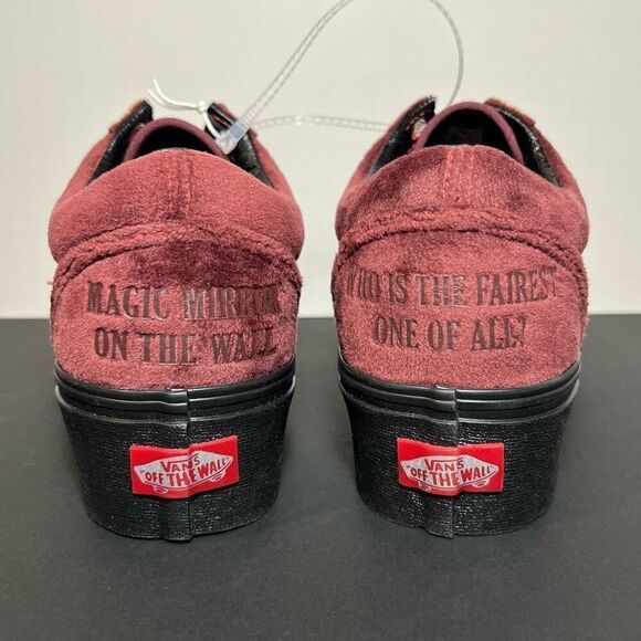 VANS Disney x Stackform ‘Poison Apple’ Snow White Sneakers / Size 8 Womens - Picture 4 of 8